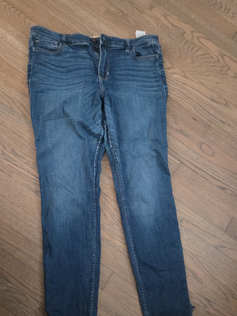 Hollister Women's Dark Blue Skinny Jeans